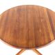 Table à manger extensible ronde 'Arden' 2x - teck - style mid-century moderne