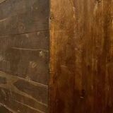 Rustic wardrobe in 18th century style made of solid wood