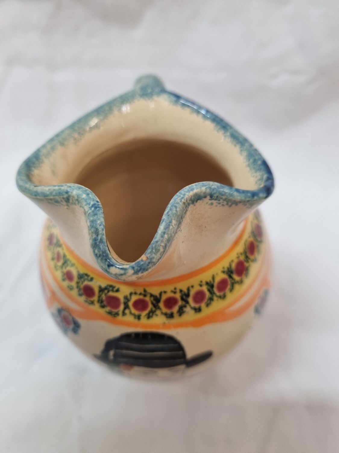 Cider or milk pitcher, Henriot, Quimper 1920