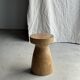 Stool, side table, end table in natural solid mango wood.