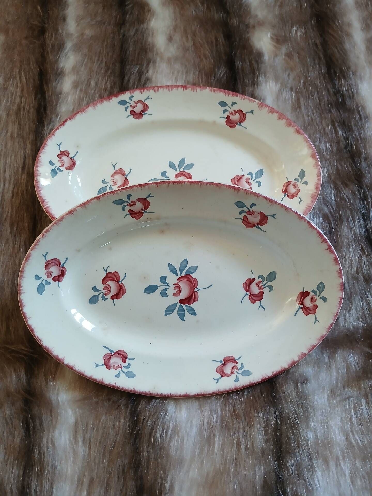 2 antique dishes K&G Lunéville