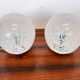 Pair of design mid century artglass Table Lamps, 1980s - Czechoslovakia