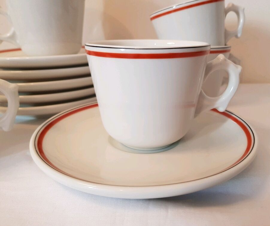 Chocolate bar porcelain of Auteuil service 70s