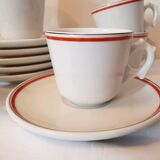 Chocolate bar porcelain of Auteuil service 70s