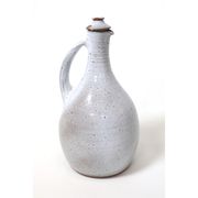 Pichet et bouchon en grès émaillé, 26cm