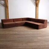 COR Trio Modular Sofa In Brown Teddy By Team Form AG, 1970s