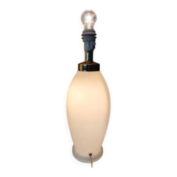 Lampe de table  Vintage en verre opalin IKEA du XXème siècle - Vintage