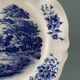 Set of 6 small plates in earthenware from Sarreguemines France, model "Romantic"