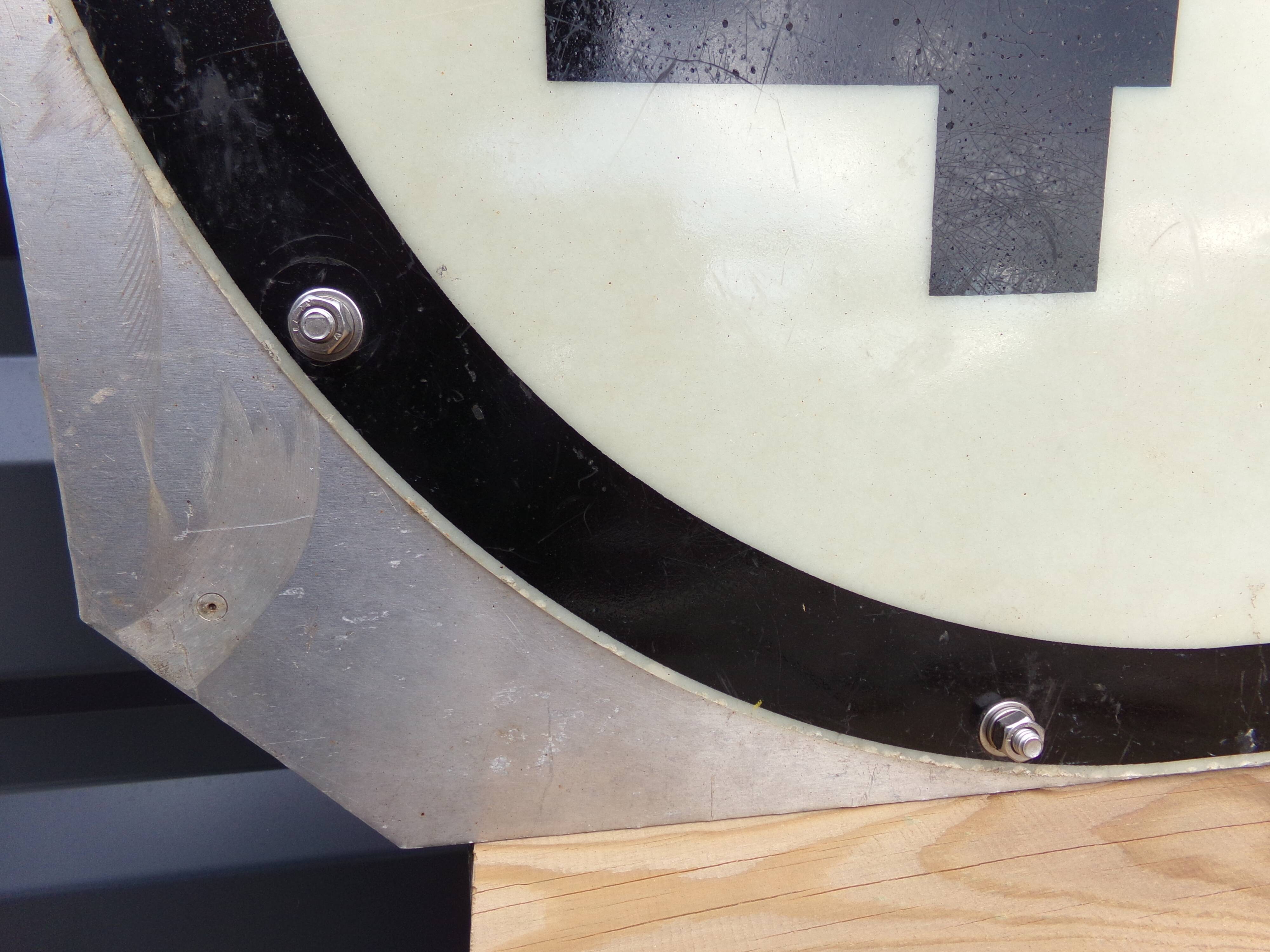 Industrial decorative limitation plate