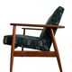 Set of Midcentury Armchairs, by Juliszu Kędziorek in Green Jacquard, 1960s