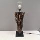 Designer table lamp/floor lamp, made from driftwood.