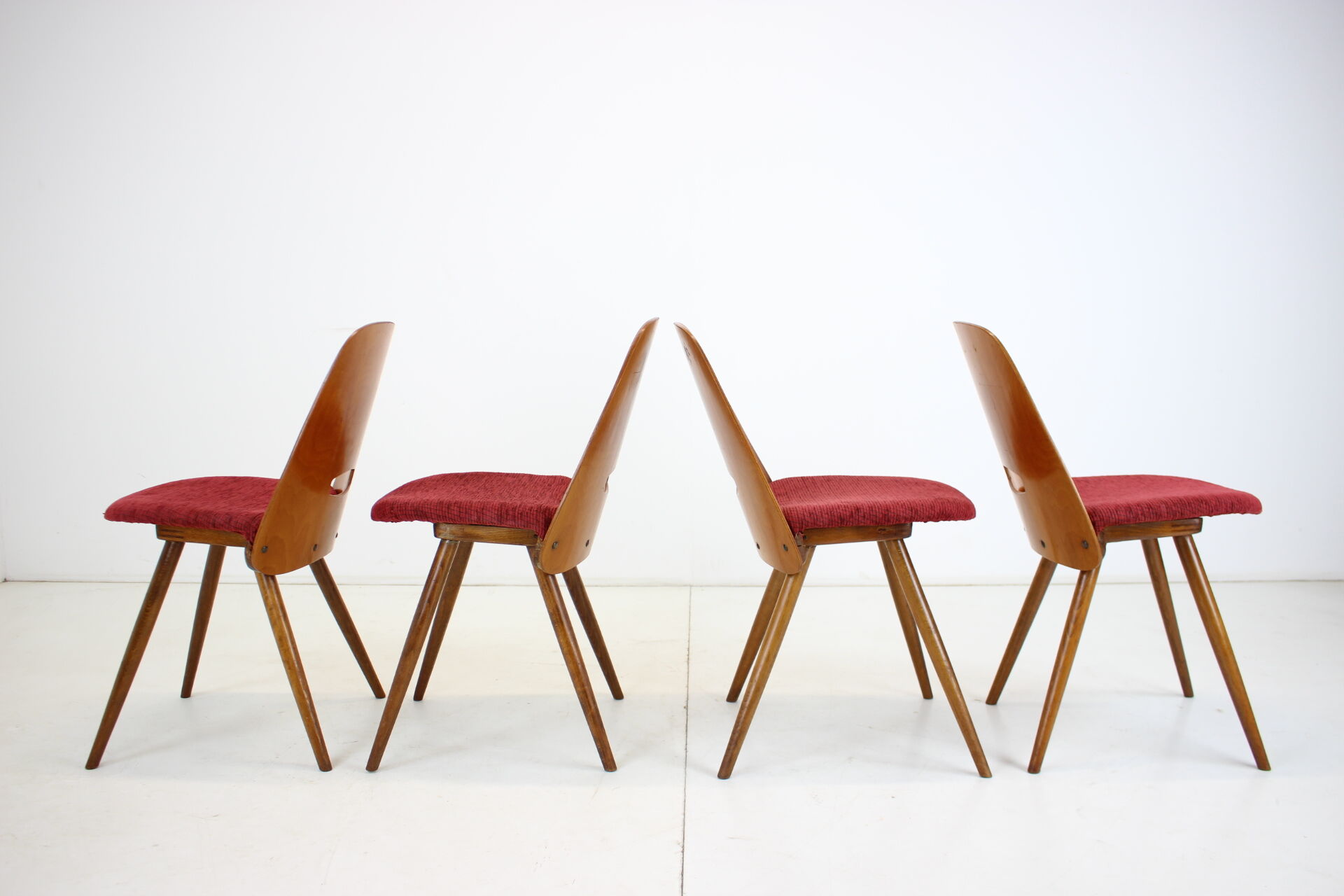 1960s dining chairs by Frantisek Jirak for Tatra, Set of 4