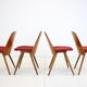 1960s dining chairs by Frantisek Jirak for Tatra, Set of 4