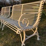 Arras bench - 2 seater, white