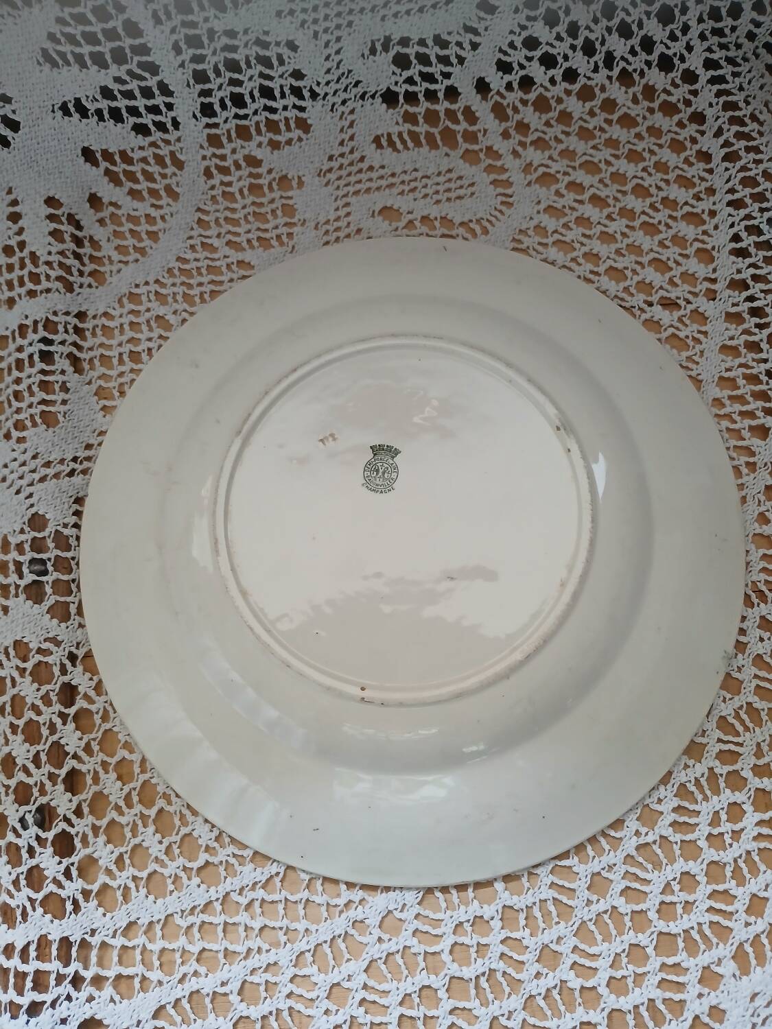 Antique ironstone dish