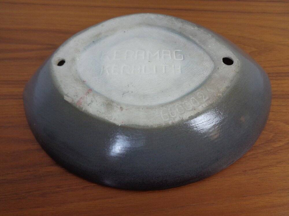 Studio ceramic bowl by Keramag Keralith, Czech Republic, 1960s