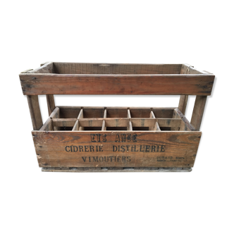 Porte bouteilles ancien cidrerie