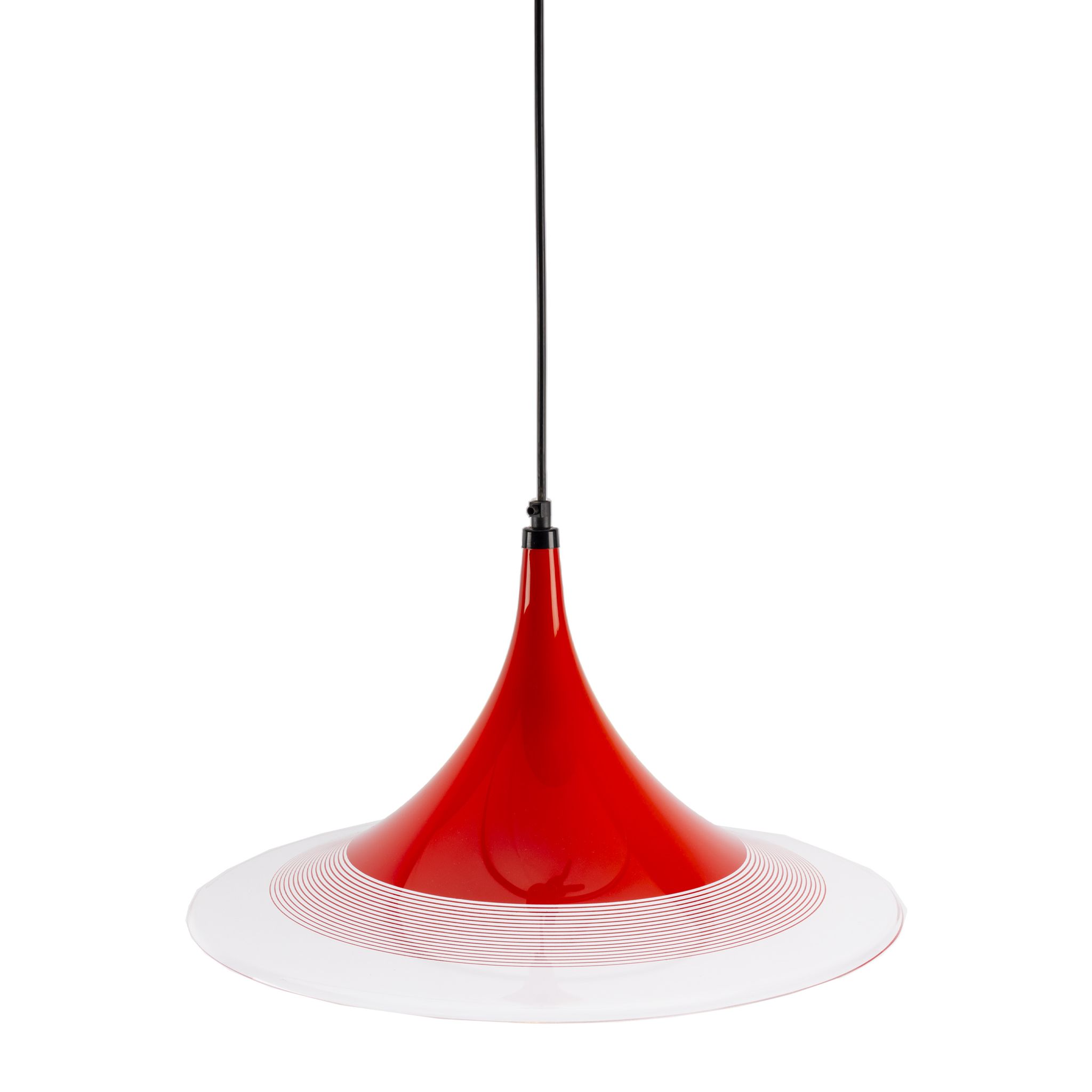 Lampe red acrylic witch’s hat
