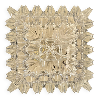 Vintage glass ceiling or wall light - Limburg