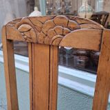 4 chaises cannées art deco
