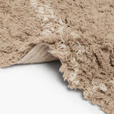 Berber carpet 150 x 200 cm brown ecru pattern