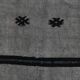 Tapis kilim turc gris et noir de style moderne du milieu du siècle, 190 x 306 cm