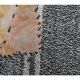 1970s Turkish flatweave handwoven grey white striped kilim rug 72x225