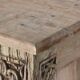 Carved wood console 182x46x85 natural