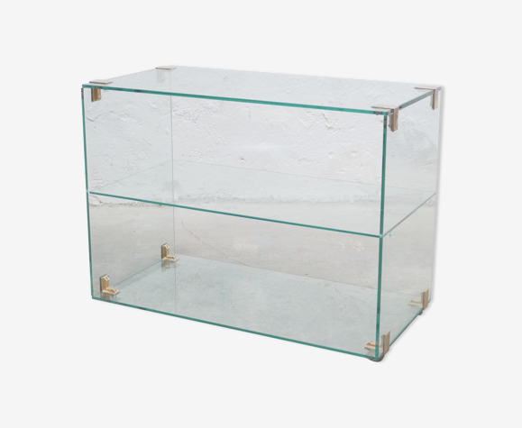 Console vintage en verre