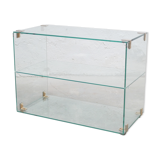 Console vintage en verre