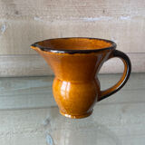Glazed ceramic pitcher