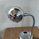 Eye ball space age lamp. Chrome.