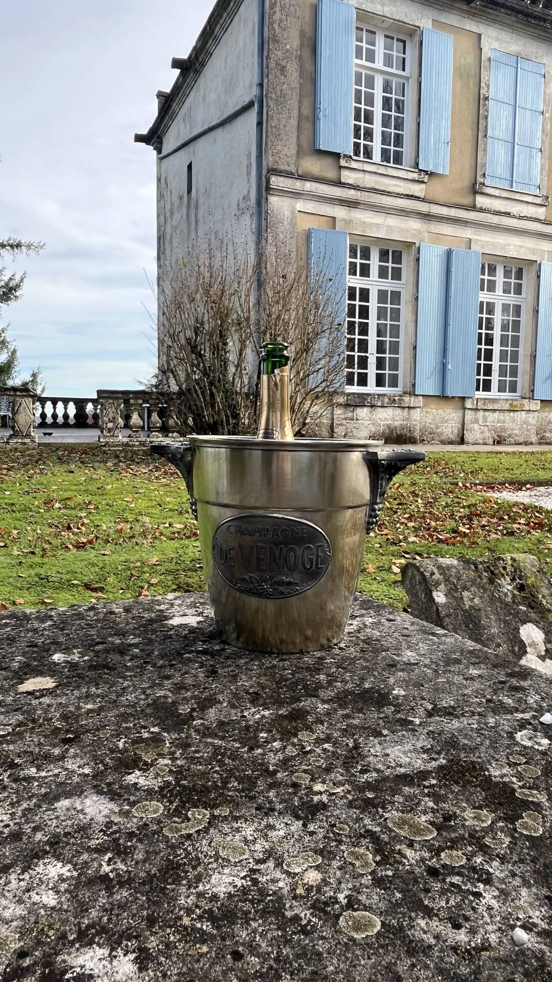 De Venoge champagne bucket, antique art deco champagne cooler