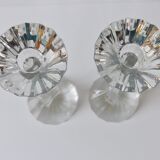 Crystal candlesticks