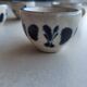 Set of 4 Small ceramic cups