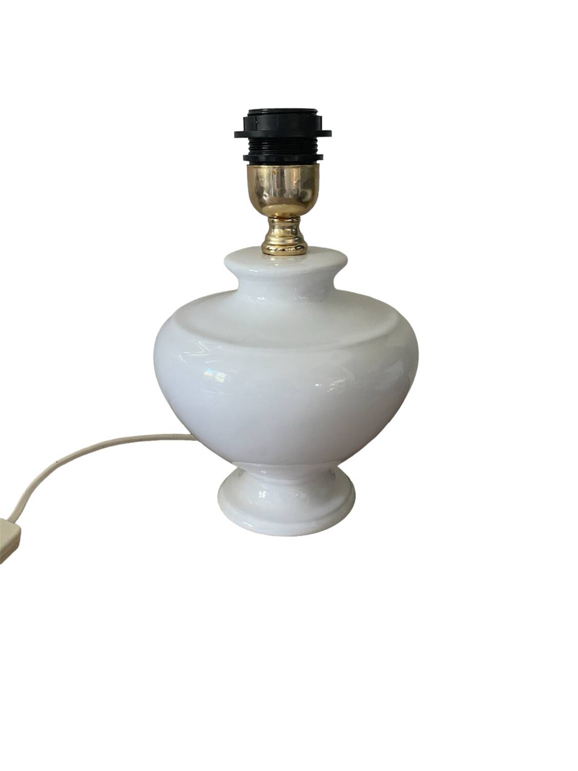 Vintage glazed ceramic lamp