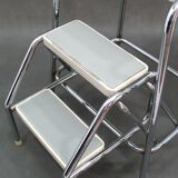 Vintage Metal Stool, 1980s