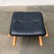 Siesta lounge chair set in Norwegian leather with ottoman by Ingmar Relling for Ekornes