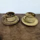 Set of 2 mugs + saucers Langenthal