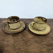 Set of 2 cups and saucers Langenthal