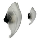 Pair of post modern shell wall lamps , 1980s