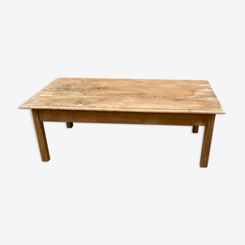 Light oak coffee table