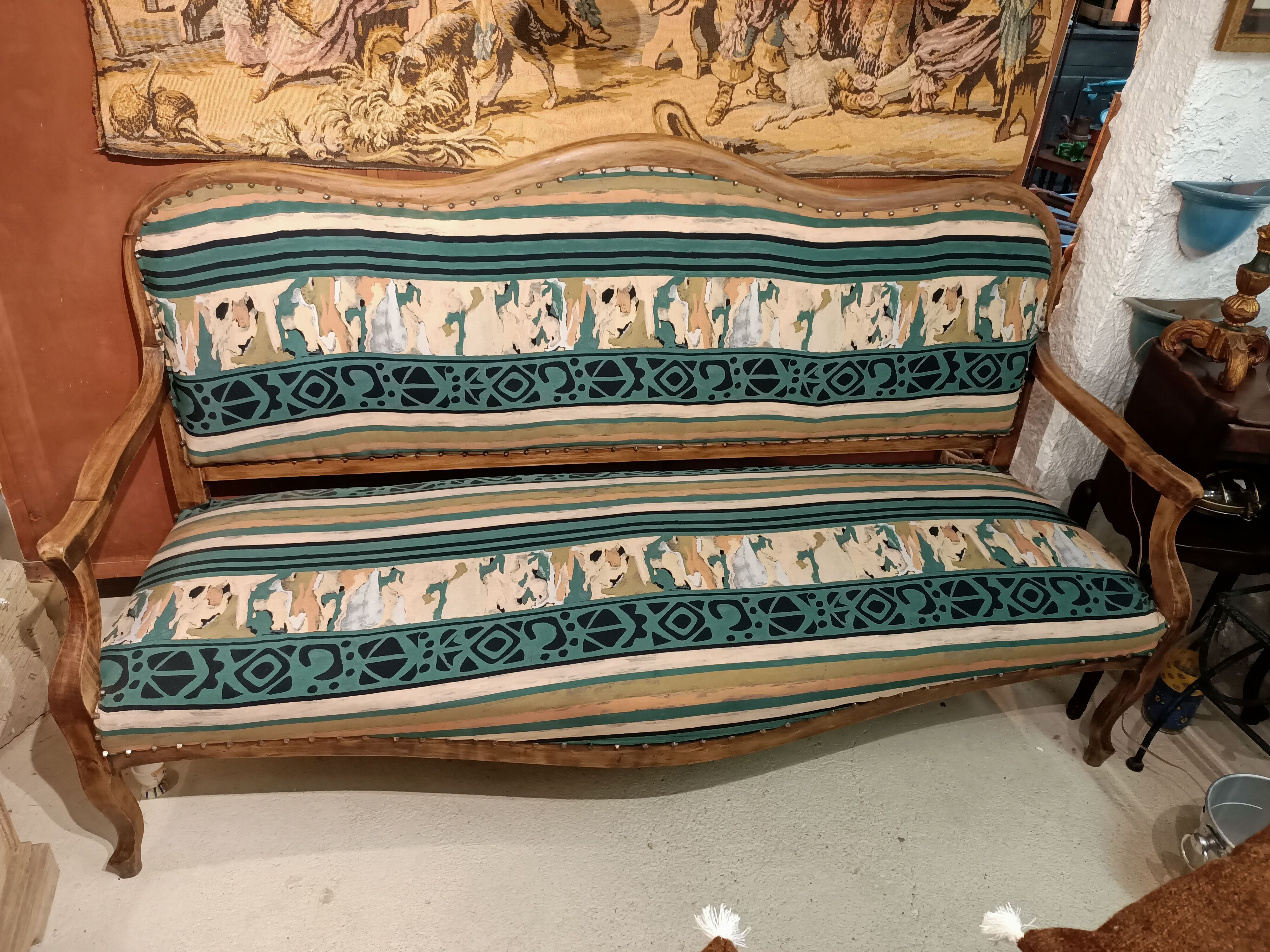 Restored Provencal bench