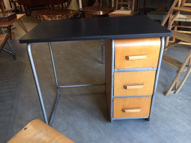 Bureau et sa chaise enfant vintage