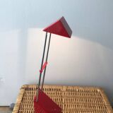 Red IKEA designer lamp from the 80s
