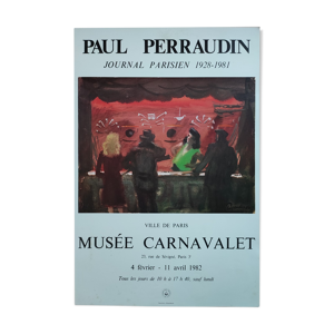 Affiche exposition 1982 Musée