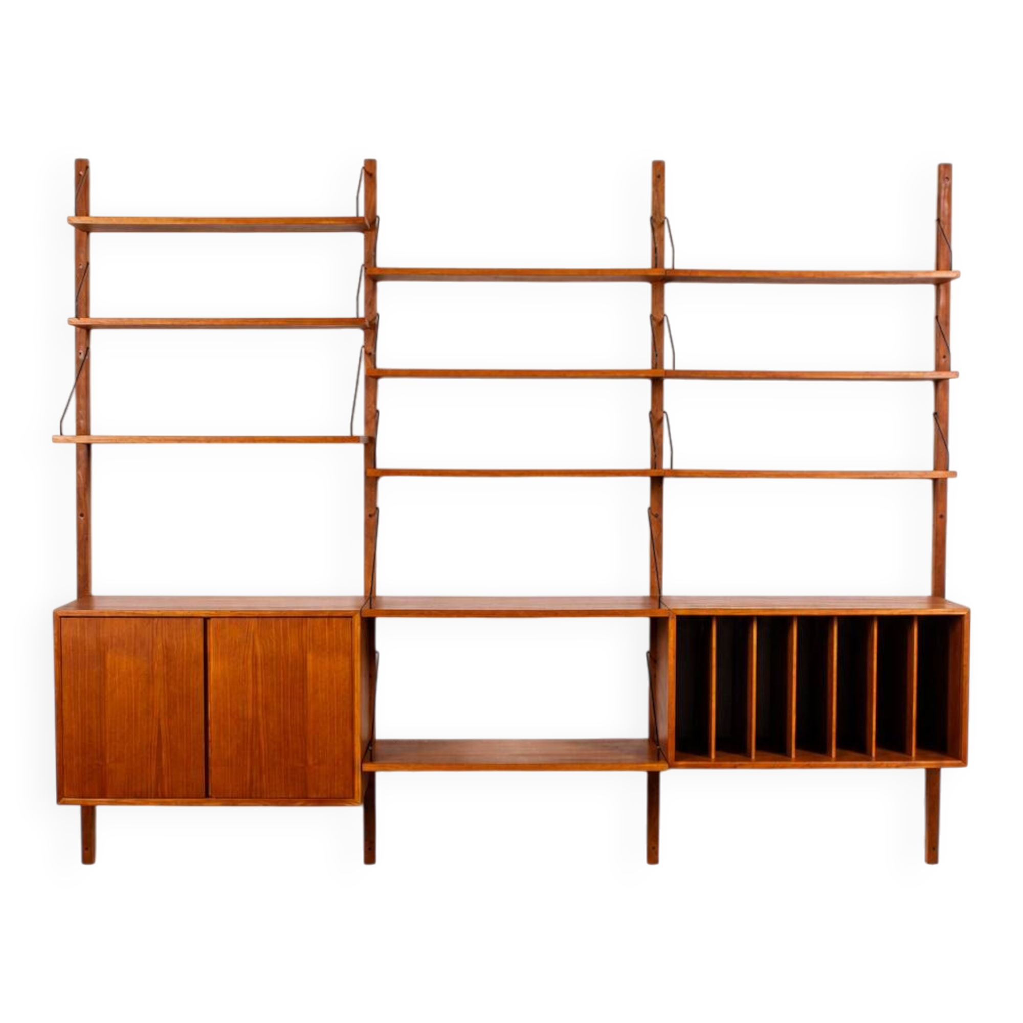 Poul Cadovius Cado Royal Shelving System Teak Vintage 60s Mid Century