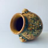 Terracotta jar shaped vase