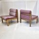 Pair of vintage Socol Souvignet armchairs, 1960