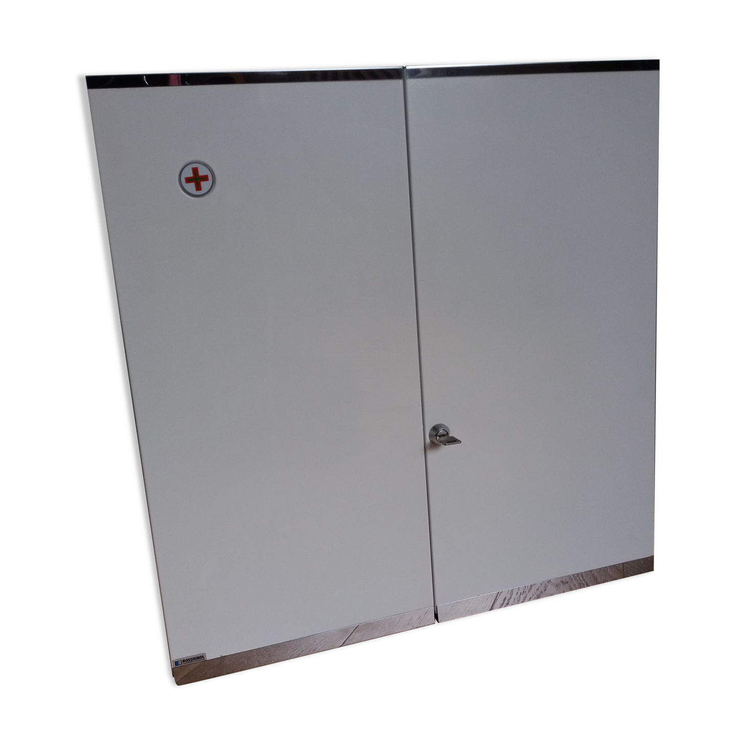 Rossignol medicine cabinet in lacquered metal